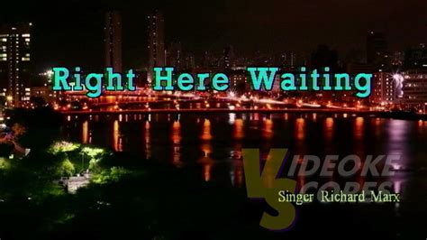 right here waiting karaoke|right here waiting karaoke version.